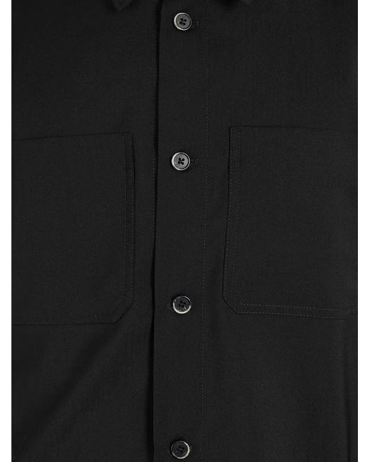 Barena Black Fuselo Patch-Pocket Jacket for men