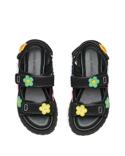 Marc Jacobs Green The Daisy Crochet Sandals