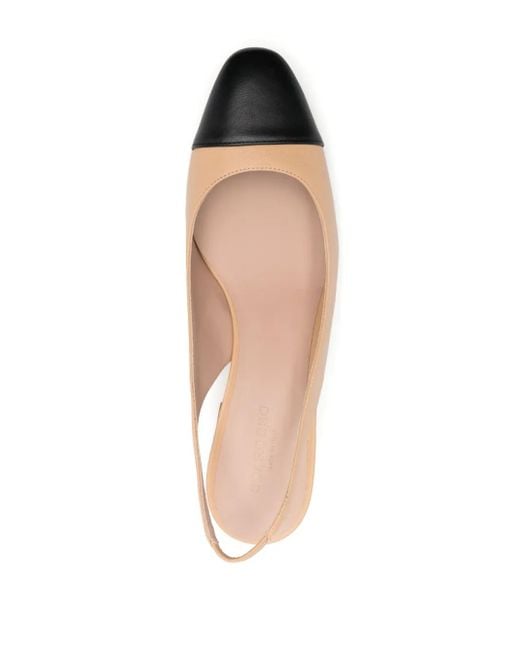 Scarosso Natural Miranda 65Mm Leather Pumps