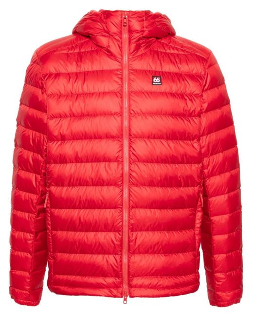 66 North Red Keilir Puffer Jacket for men