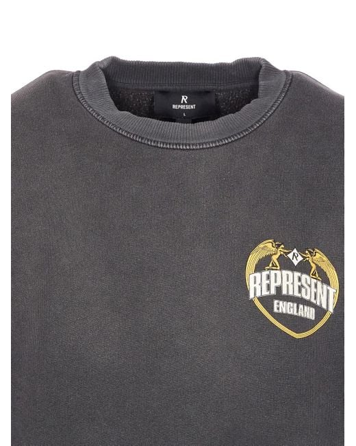 Sweat Angel Border Represent pour homme en coloris Gray