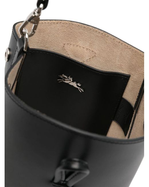 Longchamp Roseau Essential Mini Bucket-tas in het Black