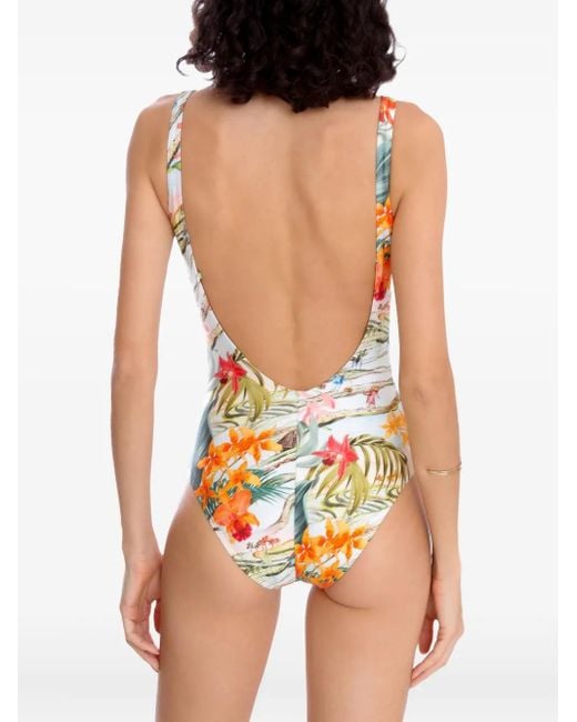 Bañador con estampado floral Lygia & Nanny de color Green