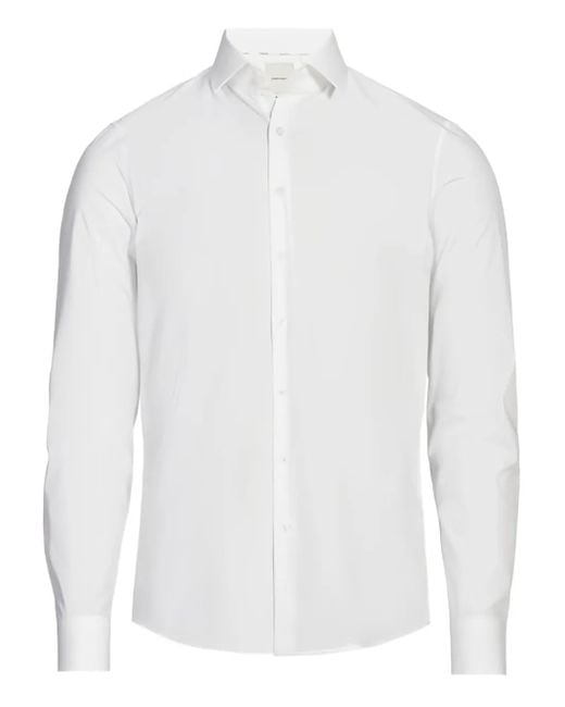 メンズ Calvin Klein ボタン シャツ White