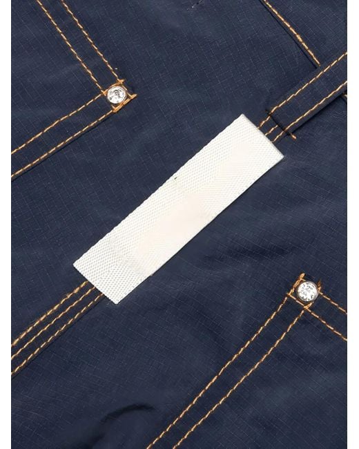 Bermudas cargo con bolsillo de parche Advisory Board Crystals de hombre de color Blue