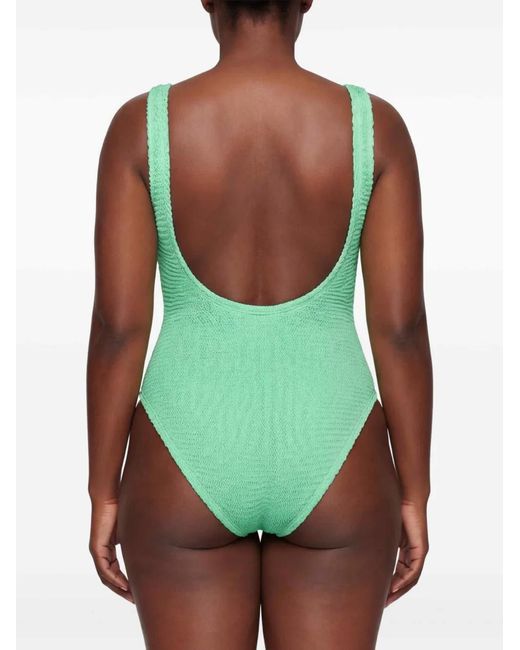 Paramidonna Green Hailey Textured Swimsuit
