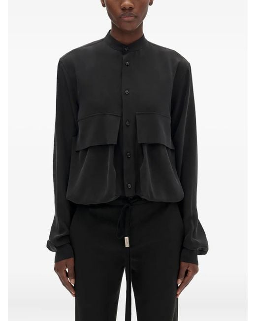 Ann Demeulemeester Karita Cargo Shirt Black