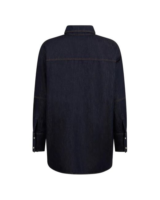 Moorer Blue Flap-Pocket Denim Jacket