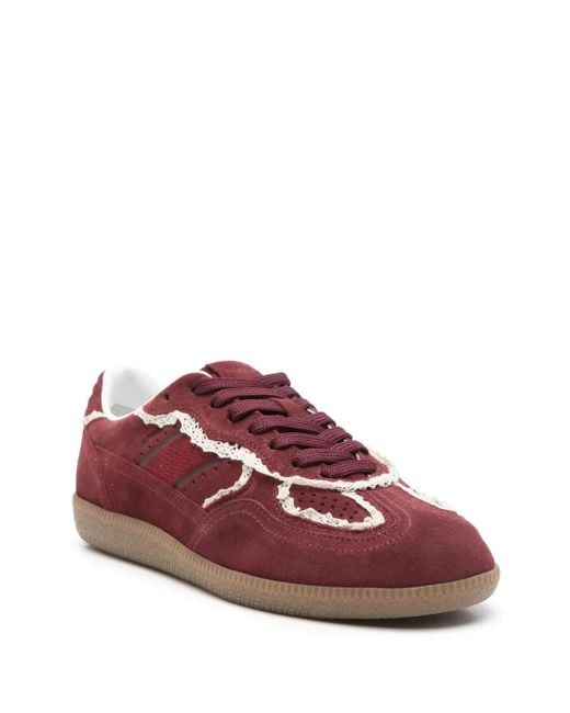 Alohas Purple Tb.490 Crochet-Trim Sneakers