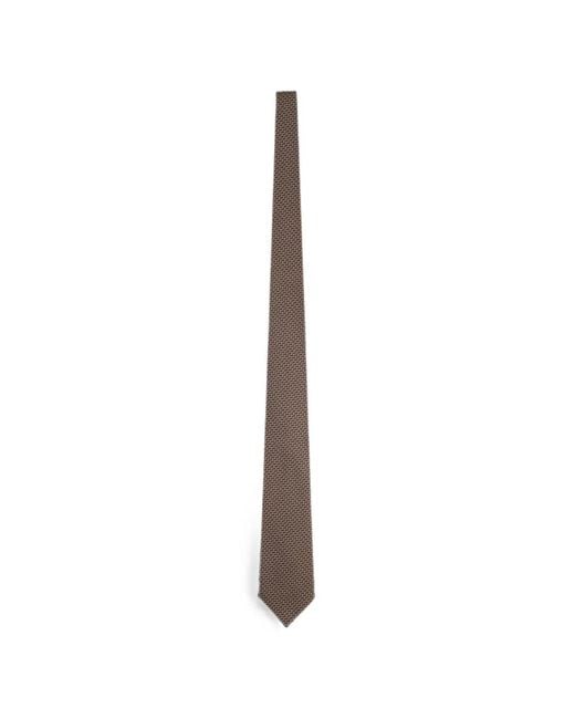 Tom Ford White Micro-Pattern Tie for men