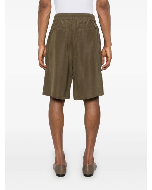 メンズ Giorgio Armani ドローストリング ショートパンツ Green