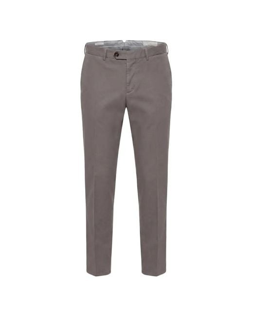 Brunello Cucinelli Gray Pressed-Crease Tailored Trousers for men