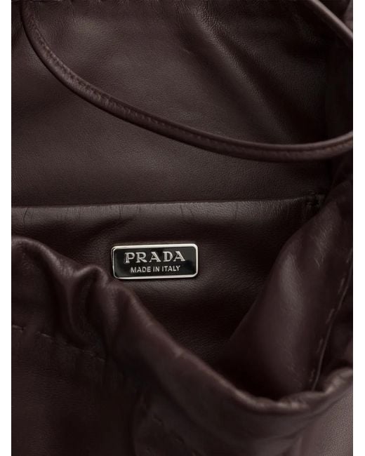 Prada Black Wish Nappa Leather Pouch