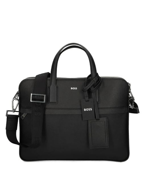 Pochette D'Ordinateur En Cuir Artificiel Boss pour homme en coloris Black