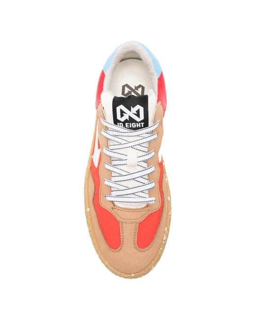 ID EIGHT Pink Baskets À Patch Logo for men