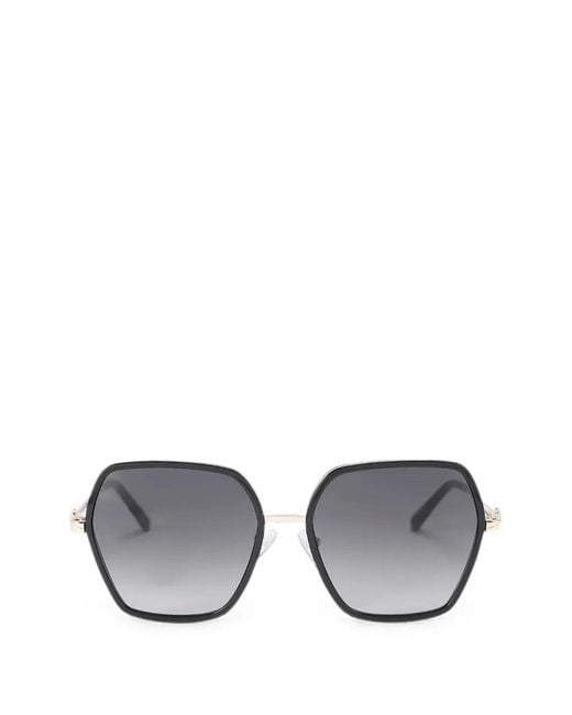Kurt Geiger Gray London Geometric-Frame Sunglasses