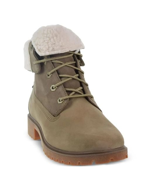 Timberland Brown Fold-Down Jayne Boots