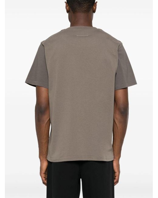 MM6 by Maison Martin Margiela Gray Two-Layer T-Shirt for men