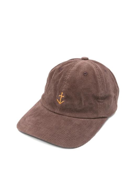 La Paz Brown Corduroy Baseball Cap