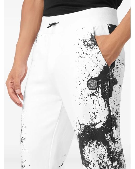 Philipp Plein Joggingbroek Met Print in het White voor heren