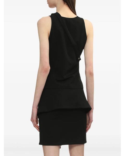 Canotta Con Design A Strati di HELIOT EMIL in Black