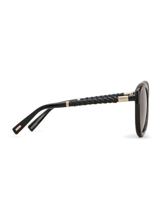 Tod's Gray Logo-Engraved Sunglasses