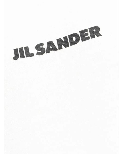 Jil Sander T-Shirt mit Logo-Print in White für Herren