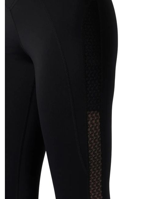 Philipp Plein Black Logo-Print Leggings