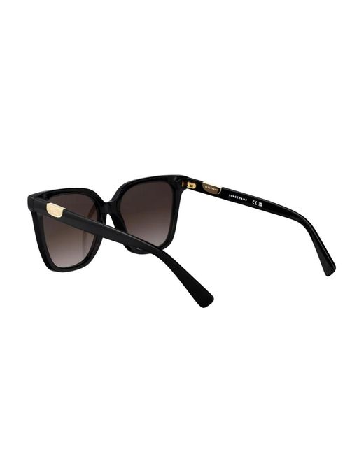 Longchamp Black Cat-Eye Sunglasses