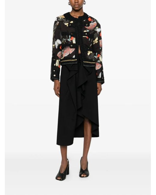 Undercover Black Panelled Jacket