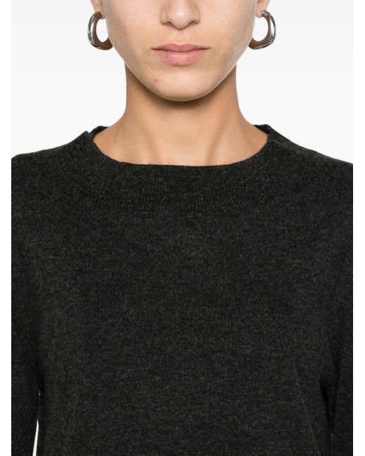 Barba Napoli Black Pullover Mit Rundhalsausschnitt