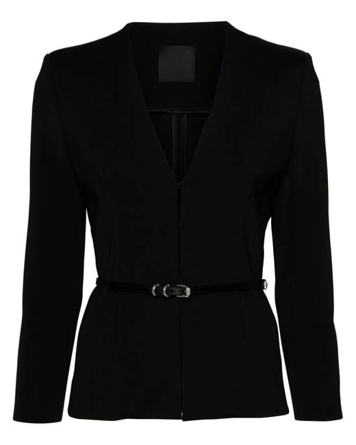 Givenchy Black Slim Fit Voyou Jacket