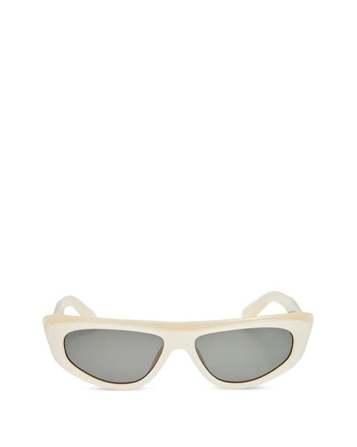 Jacquemus White Casco Sunglasses
