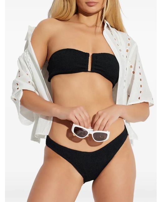 Bondeye Black Blake Texture Bikini Top