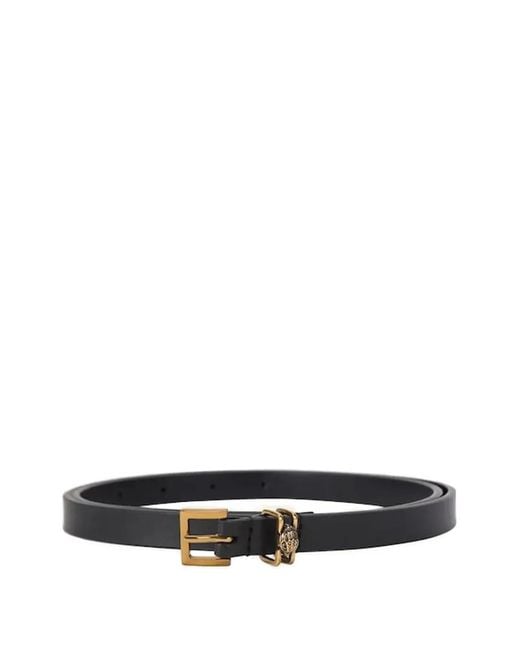 Kurt Geiger White Shoreditch Buckled Belt
