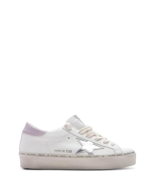 Golden Goose Deluxe Brand White Low Top Sneakers for men