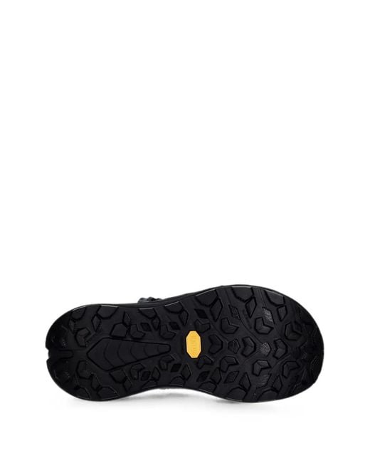 Hoka One One Black Infini Hike Tc Buckle-Fastening Touch-Strap Sandals