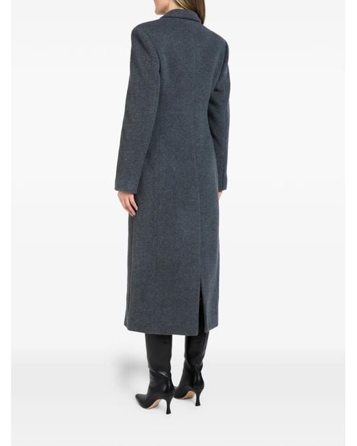 Florence & Fortitude Blue Buttoned Coat