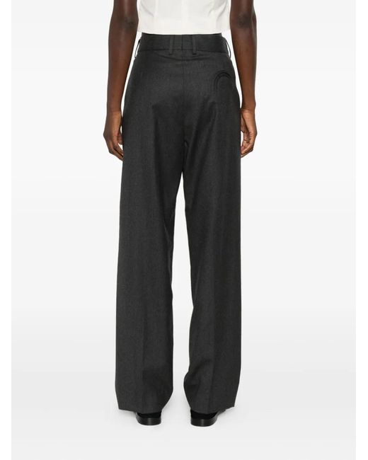 Blazé Milano Gray Virgin Wool Trousers