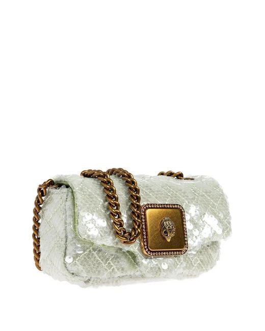 Kurt Geiger Metallic Nano Long Pimlico Shoulder Bag