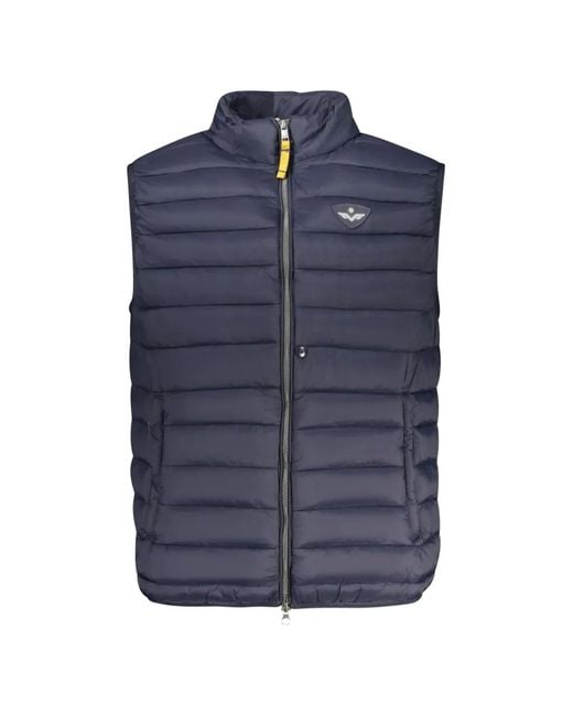 Chaleco Acolchado Con Capucha Armata Di Mare de hombre de color Blue