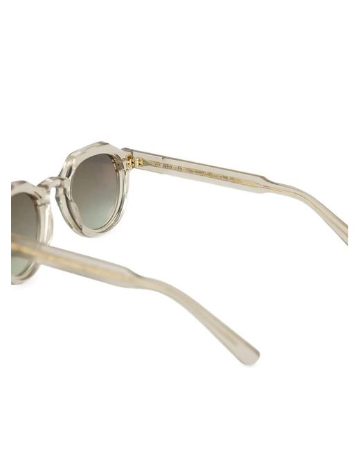 Ahlem Gray Round-Frame Sunglasses