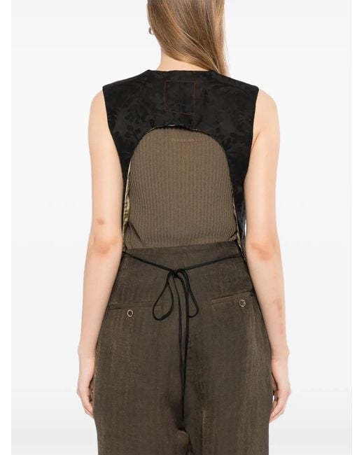 Chaleco Kallan Uma Wang de color Black