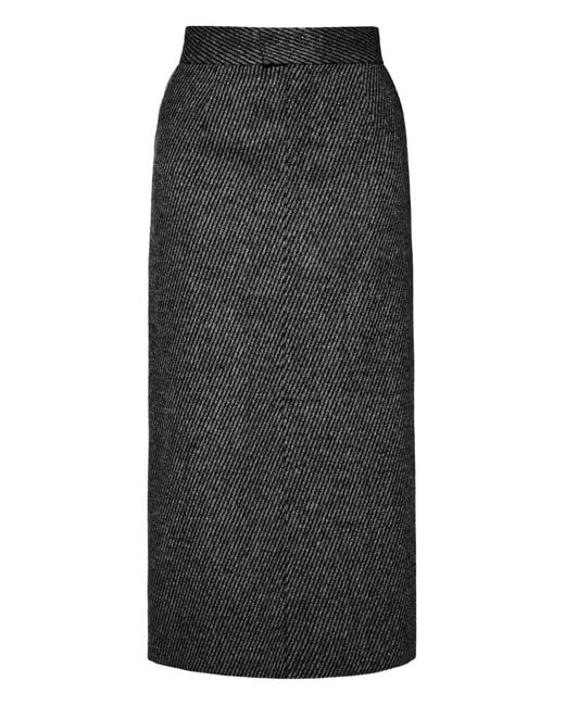 Anouki Midi-Rok Met Split in het Gray