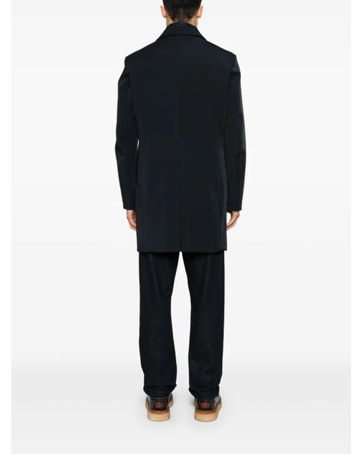 Fay Blue Layered Coat for men