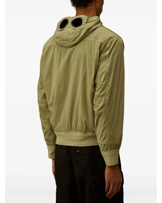 C P Company Green Chrome-R Goggle Jacket for men