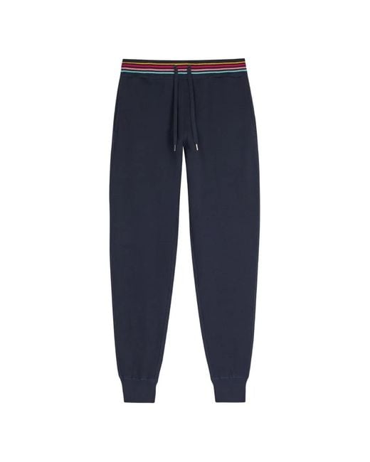 Pantalon De Jogging À Bandes Contrastantes Paul Smith en coloris Blue