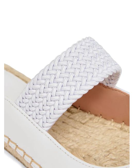 Malone Souliers White Siena Espadrilles