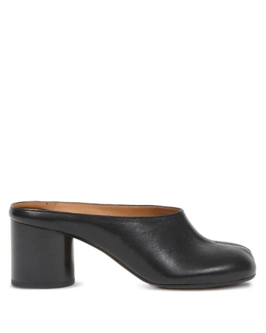 Maison Margiela Black H60 Tabi Pump Mules
