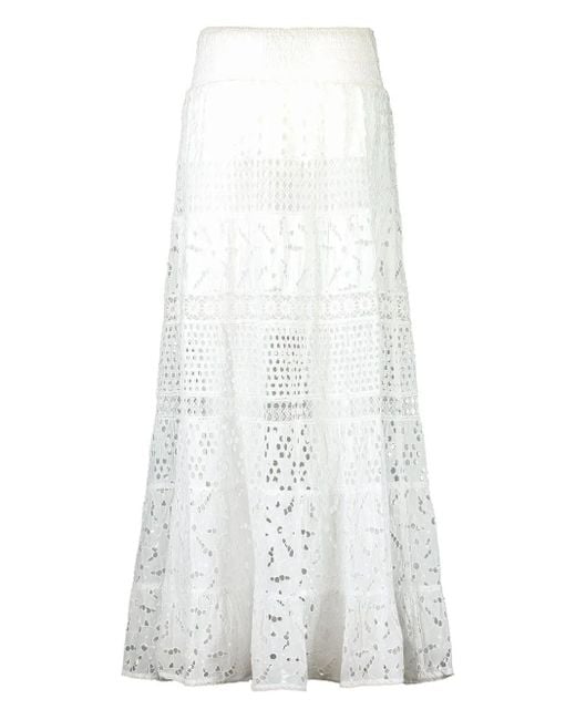 Temptation Positano White Piave Maxi Skirt